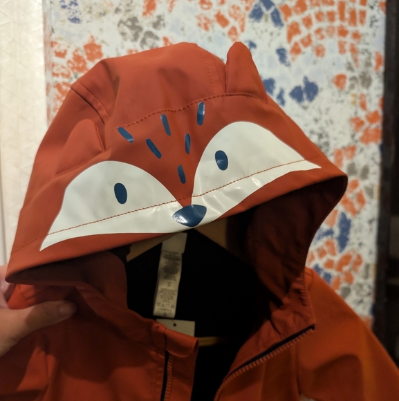 Fox Hood NWT Toddler Raincoat - Picture 1 of 7
